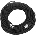 SEISMIC AUDIO Black 100' XLR Microphone Cable Mic Cord