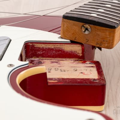 1989 Fender Telecaster Custom ‘62 Vintage Reissue TL62B-650 Candy Apple Red A-serial, Japan MIJ Fujigen image 17