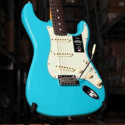 Fender American Professional II Stratocaster, Rosewood Fingerboard, Miami Blue image 1