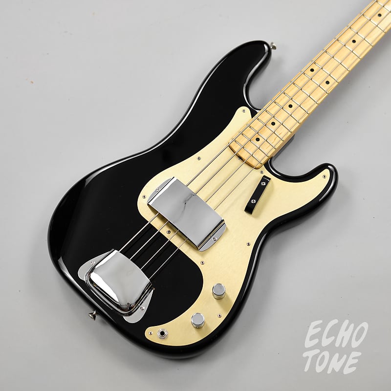 c2018 Fender Precision Bass (AVRI, Black, OHSC) image 1