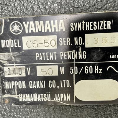 Yamaha CS-50 synthesiser *serviced* image 16