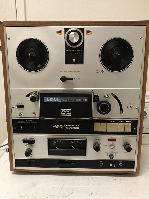 Akai GX-365D reel-to-reel tape deck 1973 Wood/brown | Reverb