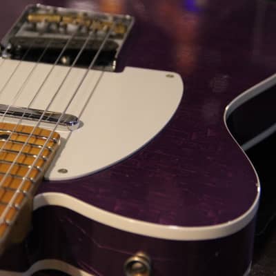 Fender Limited Edition Custom Shop '50s Telecaster Custom Reverse Journeyman Purple Metallic image 7