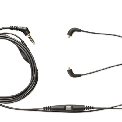 Shure CBL-M-K Music Phone Cable with One-Button Control + Mic. (NEW) US Authorized Dealer image 1