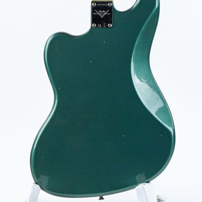 Fender Custom Shop B2 Bass VI Journeyman Aged Sherwood Green Metallic image 4