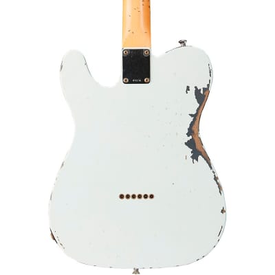 Fender Custom Shop Limited Edition Joe Strummer Esquire Relic Rosewood Fingerboard Electric Guitar Olympic White image 2
