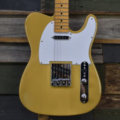SX Vintage Series VET50 Tele Style Electric Guitar - Butterscotch Blonde image 2