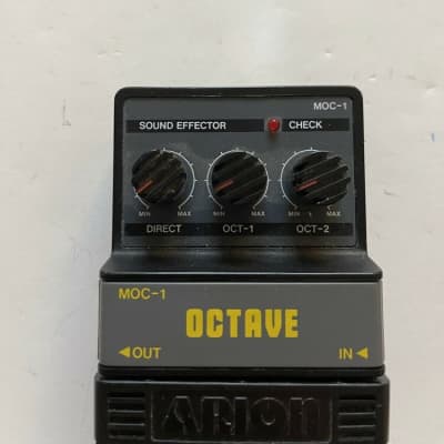 Arion MOC-1 Octave Analog Octaver Vintage Guitar Effect Pedal imagen 2