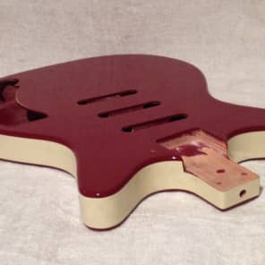 Danelectro DC-3 BODY PROJECT ONLY 1999 Commie Red image 2