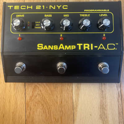 ギター TECH. 21 SansAmp TRI-AC Tech21 SansAmp TRI-A.C. Triple Channel Overdrive Pedal | zZounds
