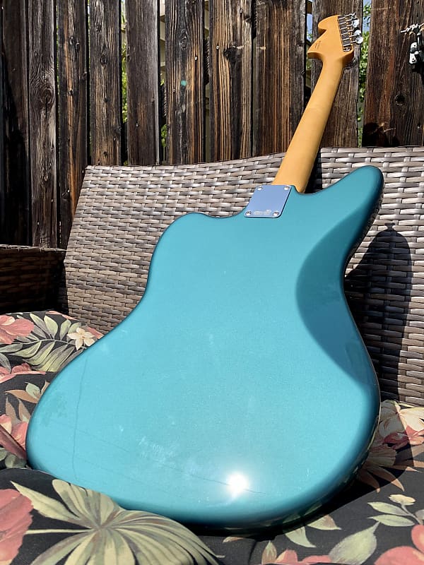 Fender “Vintera” 60s Jaguar Ocean Turquoise Metallic / Sonic Youth Mods /  Mastery / SD Hot Rail