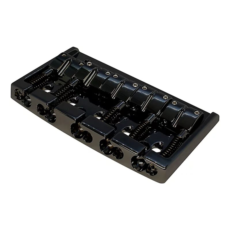 Gotoh 404bo 5 5 String Bass Bridge W Brass Saddles Black Reverb 6159