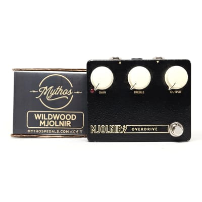 Reverb.com listing, price, conditions, and images for mythos-pedals-wildwood-edition-mjolnir-overdrive
