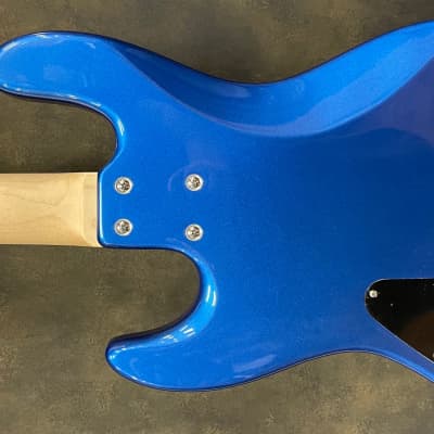 Roger Sadowsky Design (RSD) Metro Express 21 Standard J/J 4 String Bass Ice Blue Metallic image 6