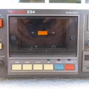 Tascam 234 Cassette recorder player multitrack analog tape 4 track vintage rare image 2