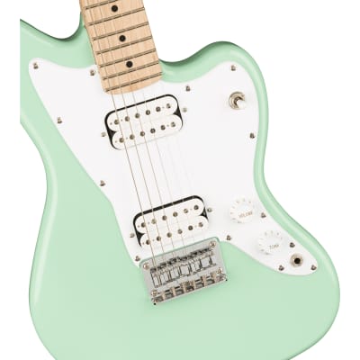 Squier (Fender) Mini Jazzmaster HH Guitar, Maple Fingerboard, Surf Green image 3