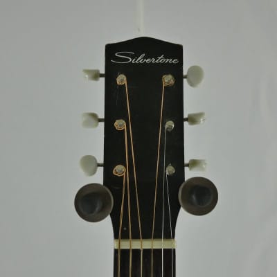 Used Silvertone F-60 PARLOR GUITAR Acoustic Guitars Sunburst image 4