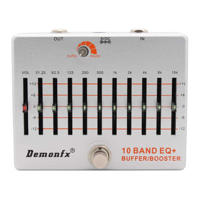 Demon FX 10 BAND EQ + Buffer or Boost Adjust Option