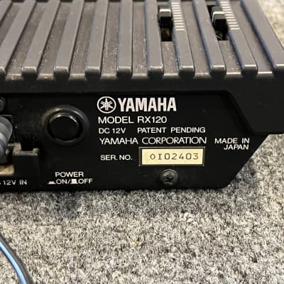 Yamaha RX120 Digital Rhythm Programmer Drum Machine 1989 Made in Japan image 7