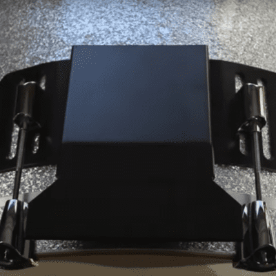 Base Plate Bass Drum Pedal Docking Plate 20" Model Black image 3