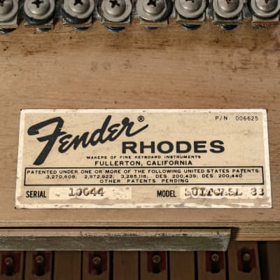 Fender Vintage 1974 Rhodes MK1 Model 7054 88-Key Piano/Keyboard w/ Amp x0644 (USED) image 17
