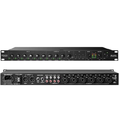 DENON DN-312X 12 Channel 1U Rackmount Mixer with Priority Control image 1