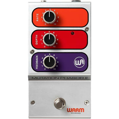 New - Warm Audio Mutation Phasor II Effects Pedal Metal image 2