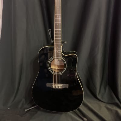 Ibanez V70CE-BK Acoustic Black Guitar for sale