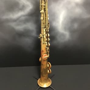 Buescher True-Tone (Low Pitch) Soprano Saxophone 1922-1923 | Reverb