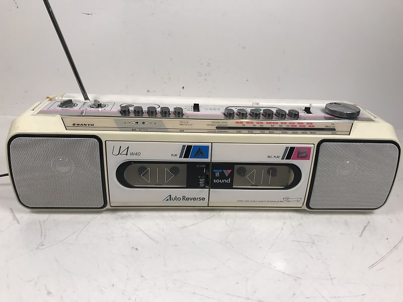 Sanyo U4-W40MW Vintage Boombox