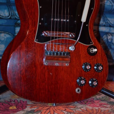 Gibson SG Special with Maestro Vibrola Cherry 1969 one owner image 4