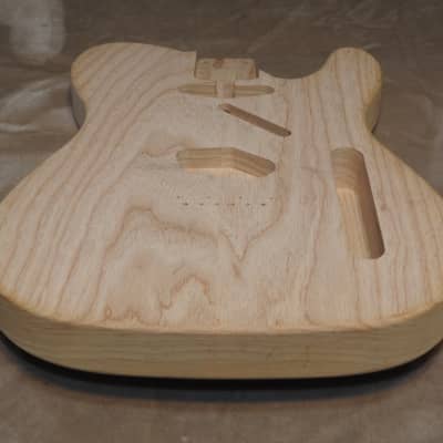 Unfinished 2 Piece Swamp Ash Telecaster body Standard Routes 4lbs 6.4oz Light! image 7