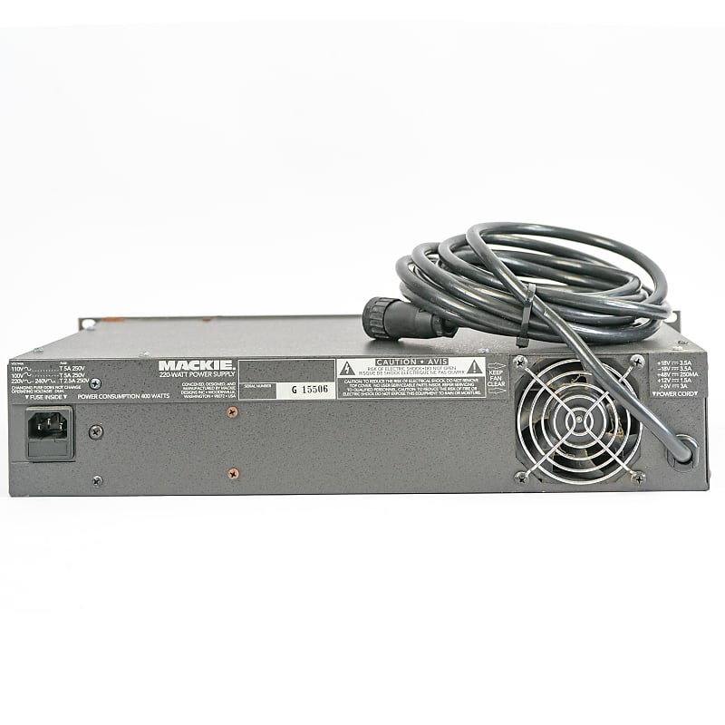 MACKIE 220-WATT POWER SUPPLY 電源ユニット Mackie 220 Watt Power Supply Unit 220W Rack Mountable for 32