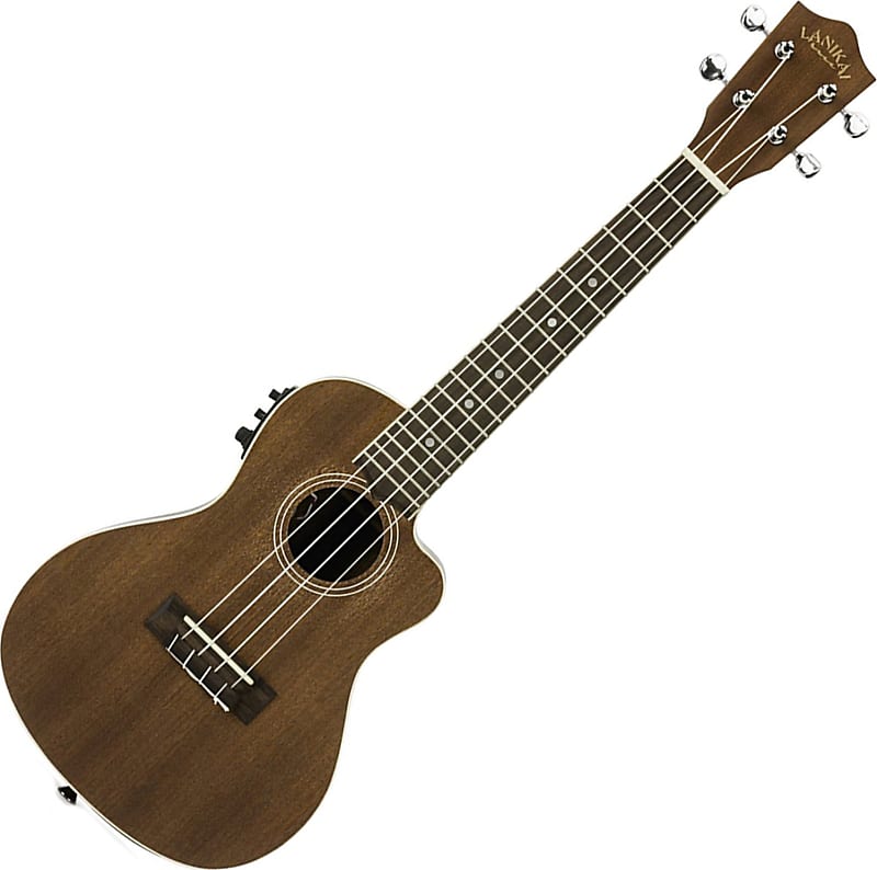 Lanikai MA-CEC Mahogany Concert Cutaway A/E Ukulele | Reverb