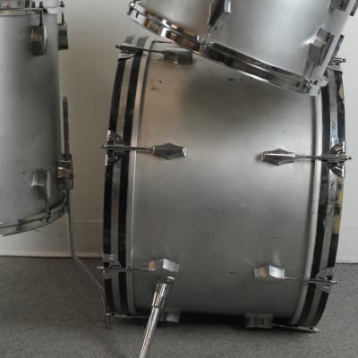 1970s Fibes "Silver Sealer" Drum Set image 9