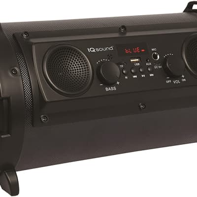 Supersonic - IQ-1525BTBLK - Portable Bluetooth Speaker System - Black