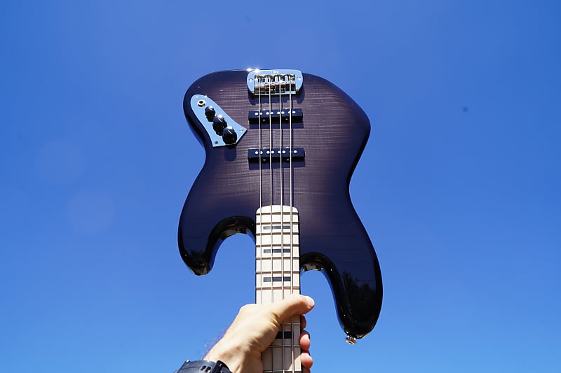 G&L USA Custom Shop JB Blackburst 4-String Electric Bass w/ Black Tolex Case (2023) image 1