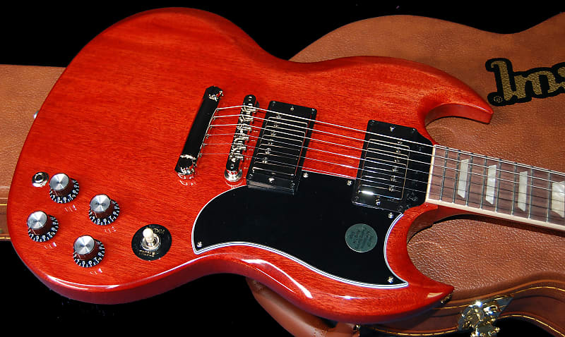 NEW! 2020 Gibson SG Standard '61 Stop Tail - Vintage Cherry Finish - Authorized Dealer - CASE image 1