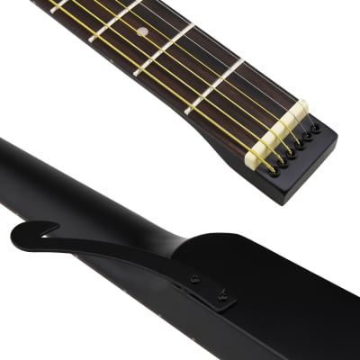 Anygig Travel Guitar Acoustic AGS SE Black (Left Handed) image 5
