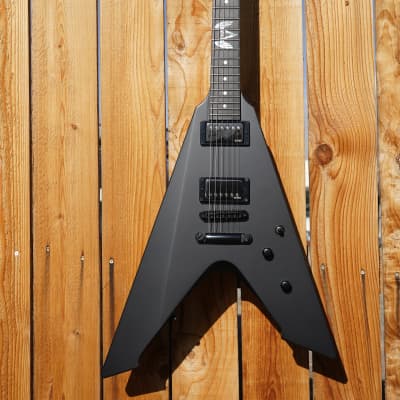 ESP James Hetfield Vulture Black Satin 6-String Electric Guitar w/ Case (2022) image 2