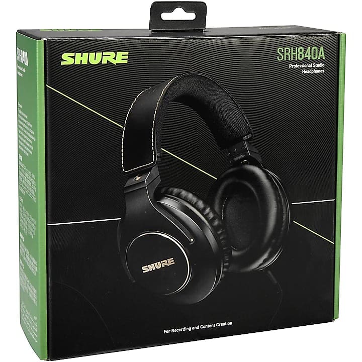Shure SRH840A Professional Studio Headphones 2022 Black | Reverb
