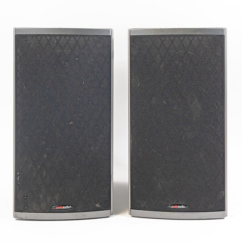 Polk Audio RTi6 Bookshelf Speakers (Black Oak) - High-Performance Sound