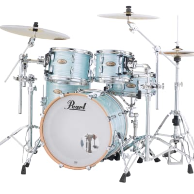Pearl Session Studio Select Ice Blue Oyster 20x14/10x7/12x8/14x14 Drums Shell Pack & GigBags Authorized Dealer image 4