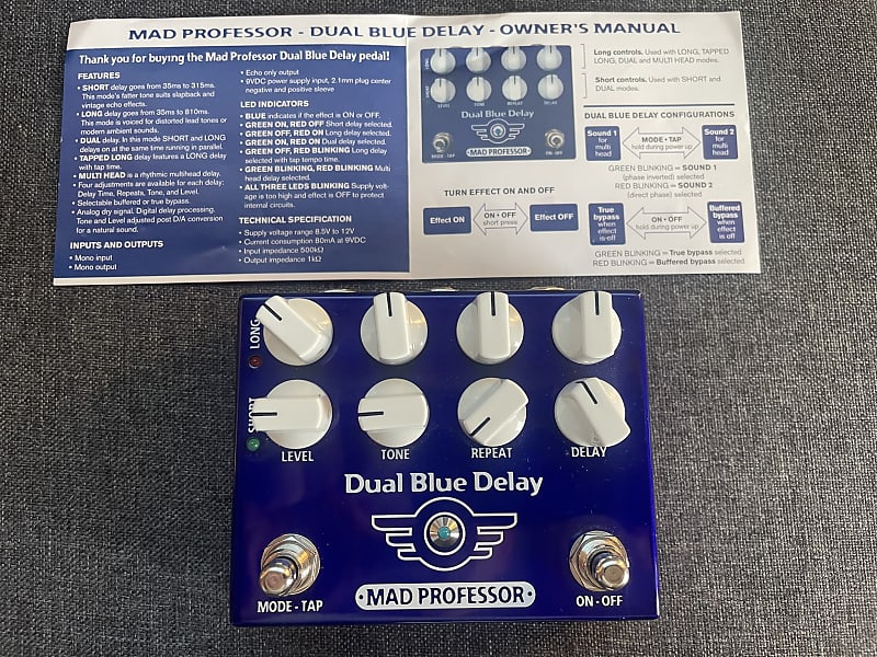 Mad Professor Dual Blue Delay | Reverb