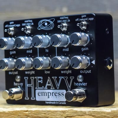 Empress Effects Heavy All Analog Dual Channel High Gain Distortion Effect Pedal image 2