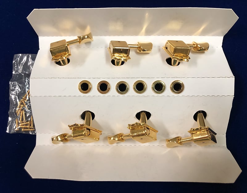 Kluson SD9005MG 3+3 (3 per side) Tuning Machines (Gold) image 1