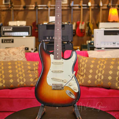 K-Line Springfield S-Style Electric Guitar - In a Relic Three Tone Sunburst Finish #030522! for sale