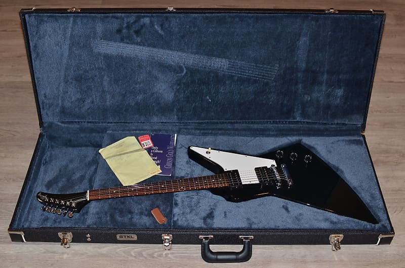 ギター Gibson Explorer 76 Reissue Ebony 2002 ギター Gibson Explorer 76 Reissue Ebony 2002 Gibson Explorer