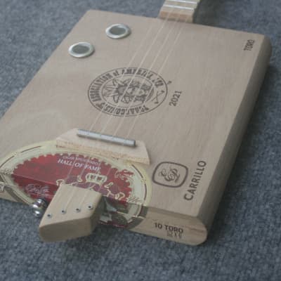 Carrillo Acoustic Cigar Box Ukulele by D-Art Homemade Guitar Co. for sale