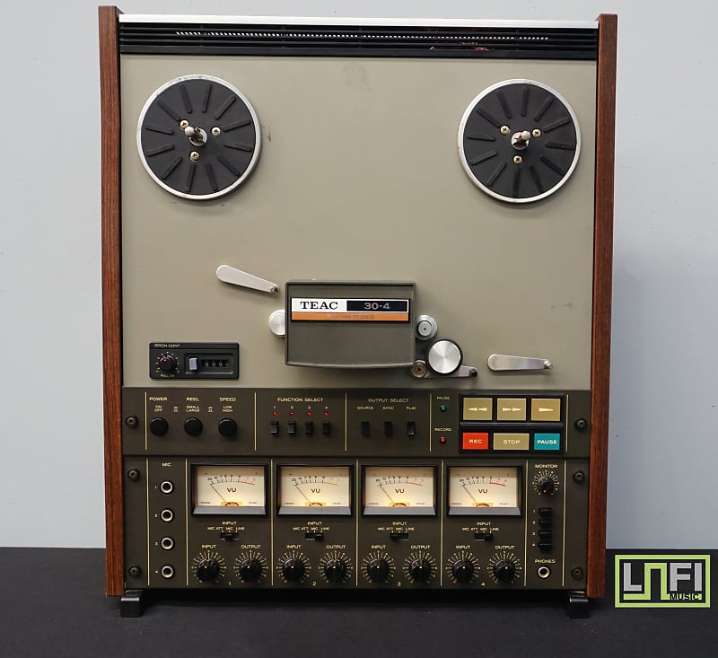 Teac Tascam 30-4 70's Vintage Analogue Reel To Reel Tape Recorder - 100V